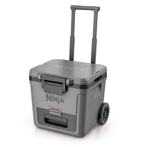 Ninja FrostVault 45qt Wheeled Cooler with Dry Zone, Integrated Fridge-Temp Dry Storage Drawer, Premium Heavy-Duty Insulated Cooler