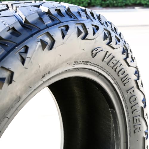 Venom Power Terra Hunter X/T XT All-Terrain Mud Light Truck Radial Tire-37X13.50R20LT 37X13.50X20 37X13.50-20 127Q Load Range E LRE 10-Ply BSW Black