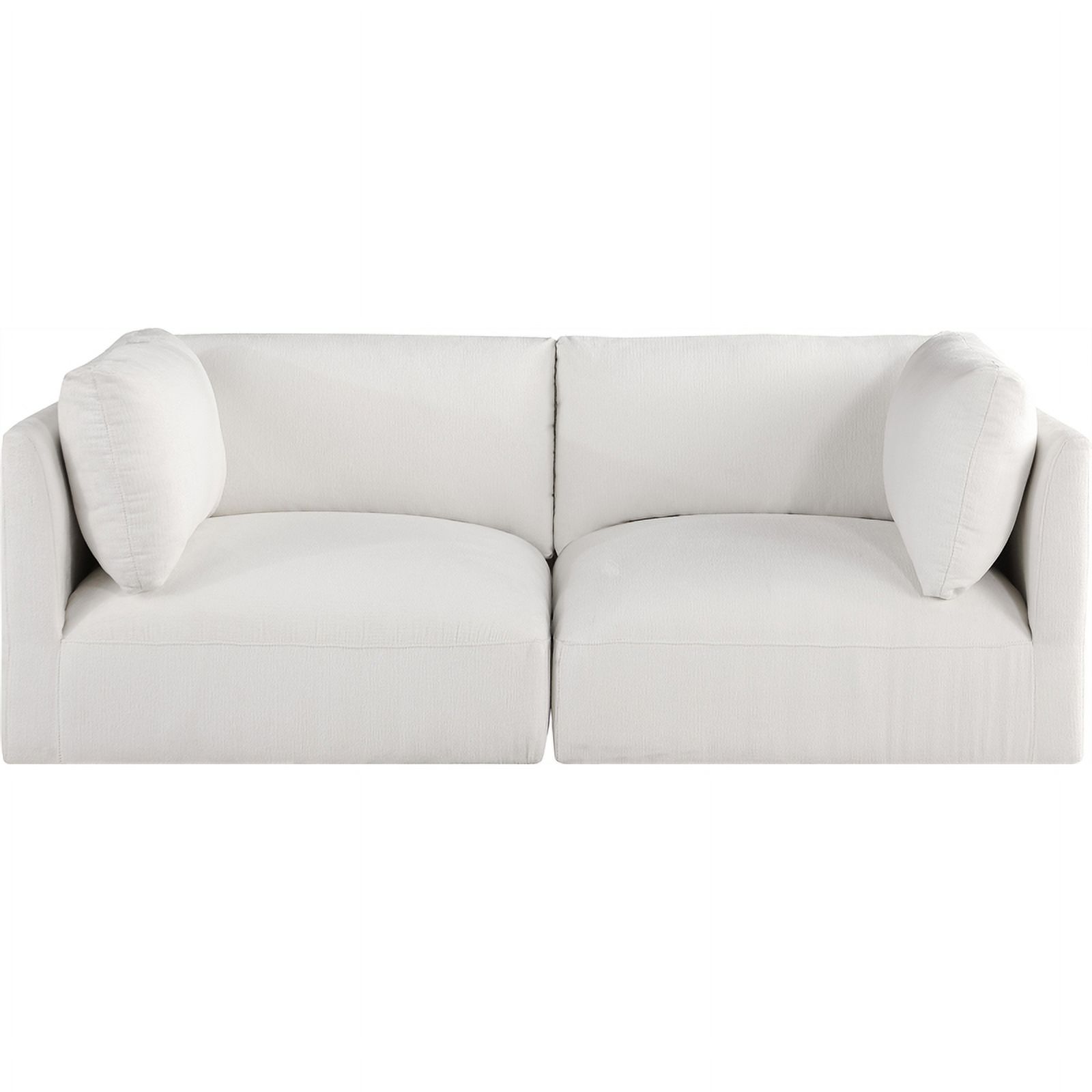 Meridian Furniture Ease Cream Fabric Modular Sofa