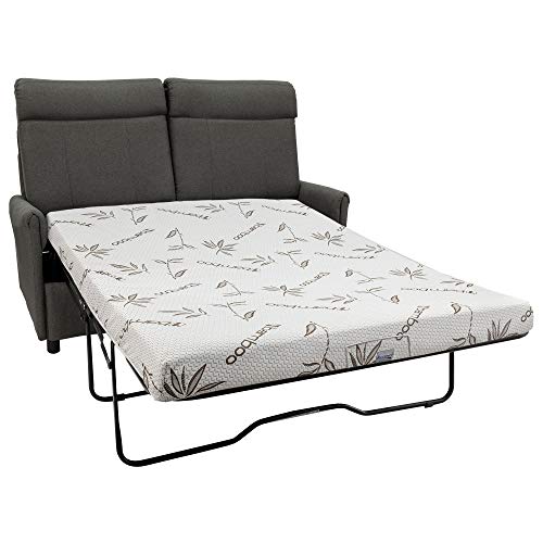 RecPro 60" RV Hide A Bed Loveseat | RV Sleeper Sofa | Cloth | Memory Foam Mattress | Pull Out Couch | RV Furniture | RV Love Seat | RV Couch | RV