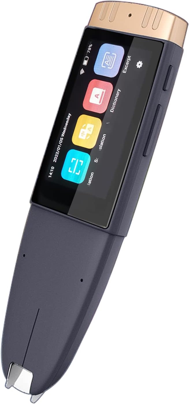 Pen Scanner, COHOLL Portable Scanner Language Translator and Reading Pen/ 112 Languages/Wireless/Wi-Fi/Compatible with Windows, iOS