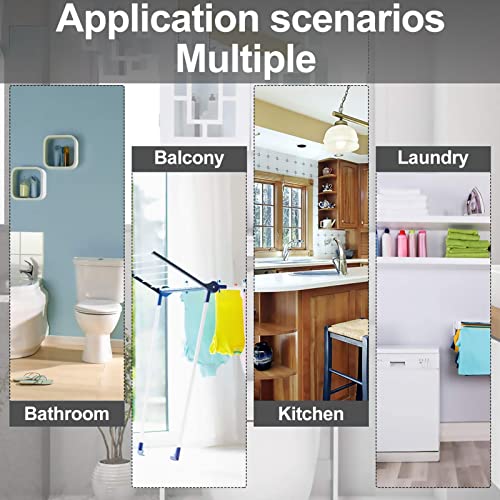 Narrow Tall Floor Cabinet for Bathroom, Vertical Storage Unit with 4 Clear Drawers and Casters