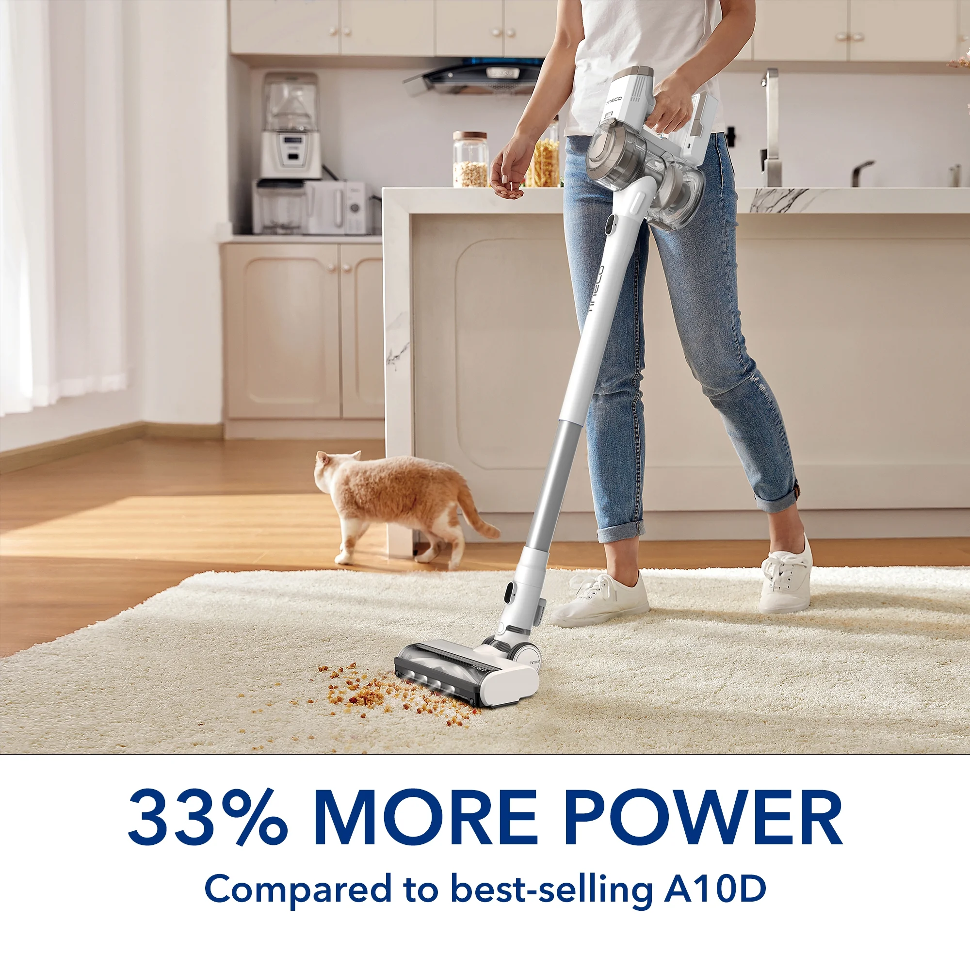 Tineco Pwrhero 11 ZT Flex Cordless Stick Vacuum Cleaner with ZeroTangle Brush Head for Hard Floor, Carpet with Additional Accessory Kit