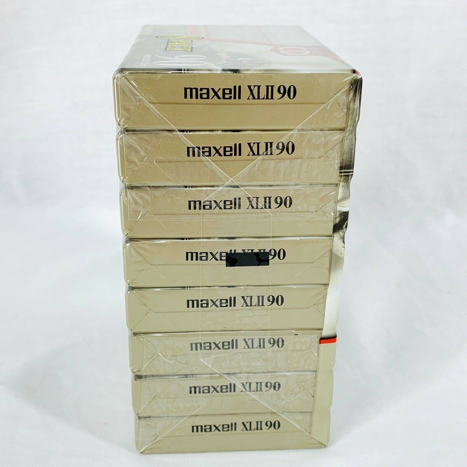 Maxell XLII Audio Cassettes - 8 Pack -90 Minute- High Bias