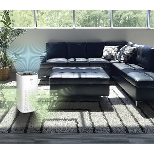 Clorox Air Purifiers for Home, True HEPA Filter, XL Rooms up to 2,220 sq ft, Removes 99.9% of Mold, Viruses, Wildfire Smoke, Allergens, Pet Allergies