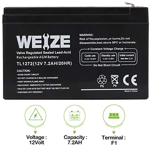 Weize 12V 100Ah TM Bluetooth LiFePO4 Lithium Battery, Built-in 120A BMS