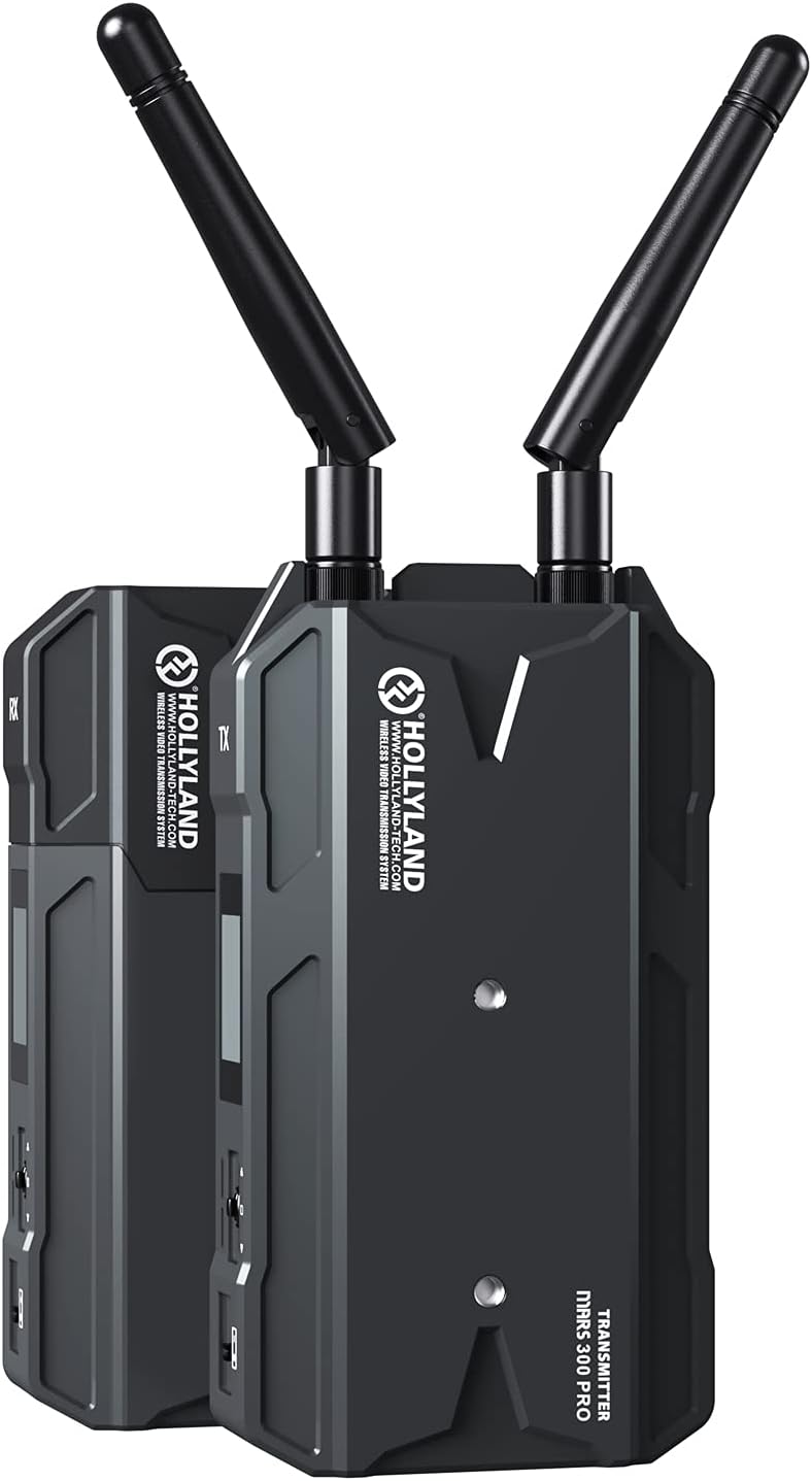 Hollyland Mars 300 PRO [Official] HDMI Loopout Wireless Video Transmitter and Receiver with 0.08S Low Latency