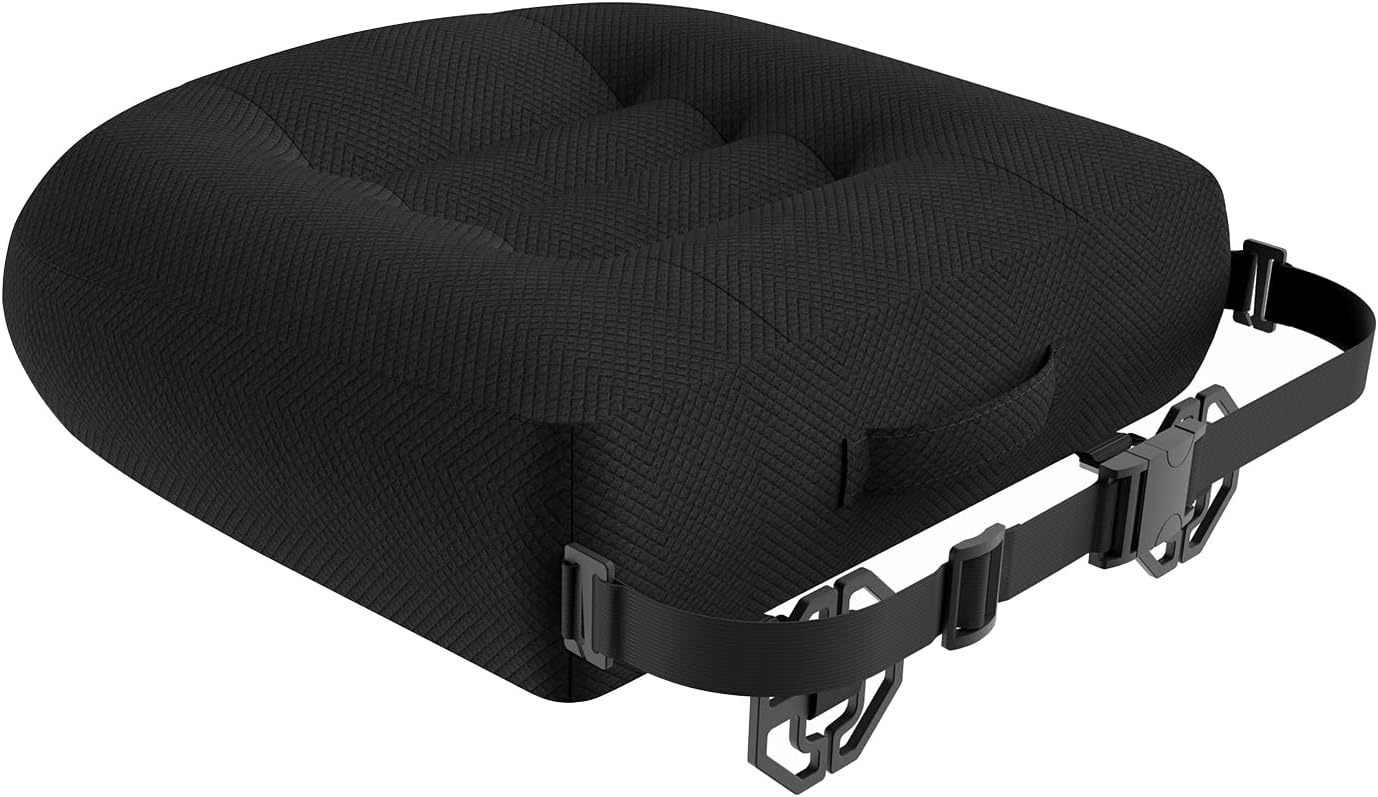 Adult Booster Seat Cushion, Car Seat Cushions for Short People/Thick Office Chair Booster Seat Increase Field ​of View, for Trucks, Car, Office Chair