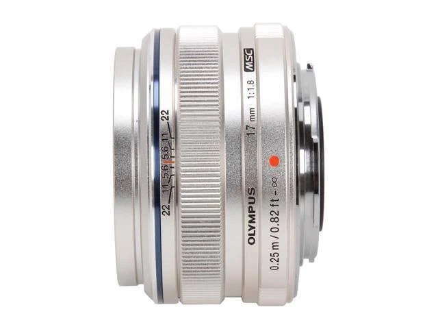 Olympus - M. 17mm f/1.8 Wide-Angle Prime Lens for Select Micro Four-Thirds Interchangeable Lens Cameras - Silver