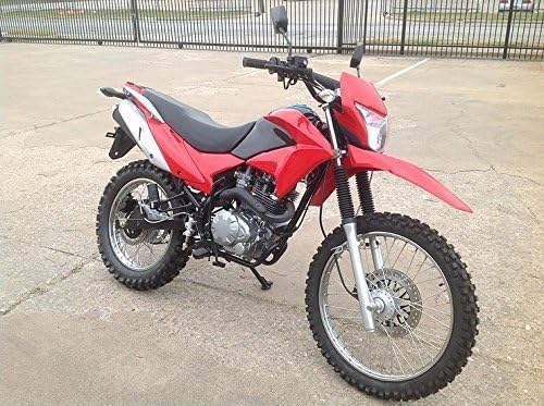 250cc Dirt Bike Hawk 250 Enduro Street Bike Motorcycle Bike(Red)