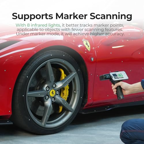 Creality CR-Scan Raptor Pro 3D Scanner for 3D Printing, 22+7 Blue Laser Lines, 30-60fps High Frame Scanning, 24-Bit Full-Color Scans