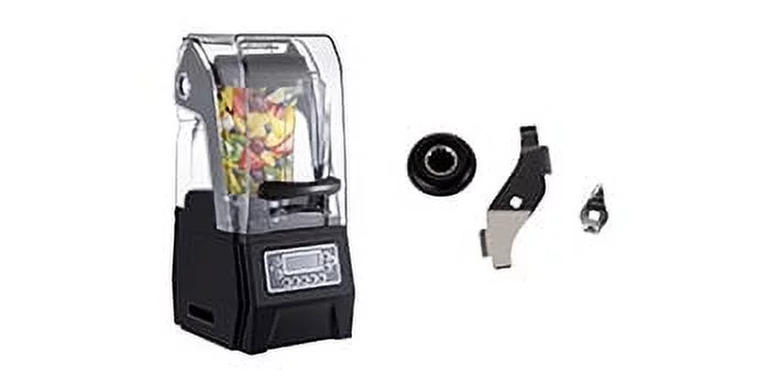 VEVORbrand 110V Commercial Smoothie Blenders 1.5L/50.7oz 1500W Countertop Silent Blender with Sound Shield, Quiet Blender Self-Cleaning