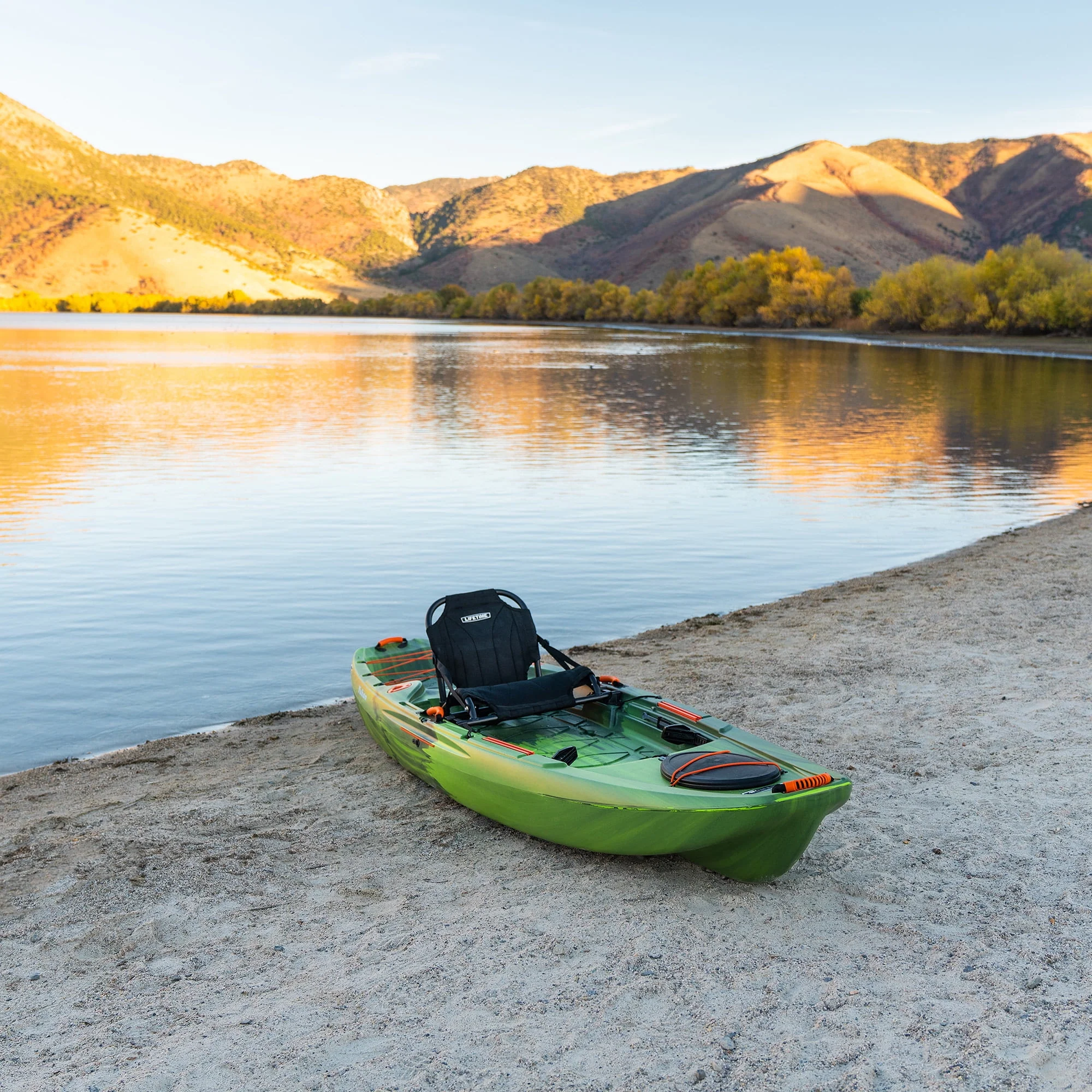 Lifetime Yukon Angler 116 inch Sit-on-Top Fishing Kayak, Lightning Fusion (90846)
