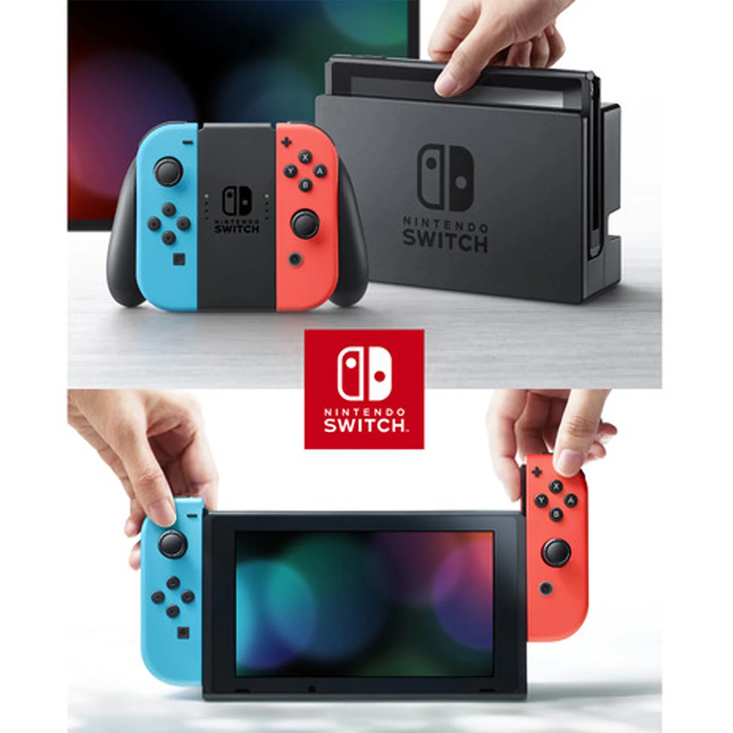 Nintendo Switch (Neon Blue/Red) Console with Legend of Zelda Skyward Sword HD