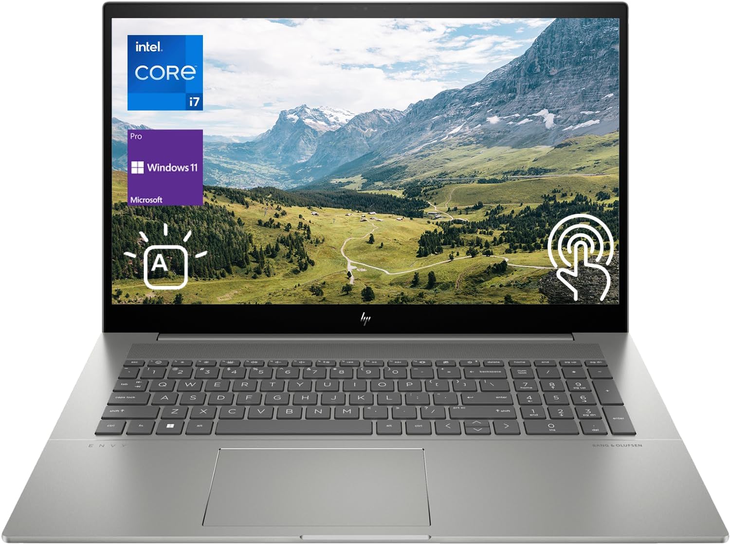 HP 2023 Newest ENVY Laptop, 17.3" FHD Touchscreen, 13th Gen Intel Core i7-13700H Processor, 64GB RAM, 2TB PCIe SSD, Webcam, HDMI, Backlit KB