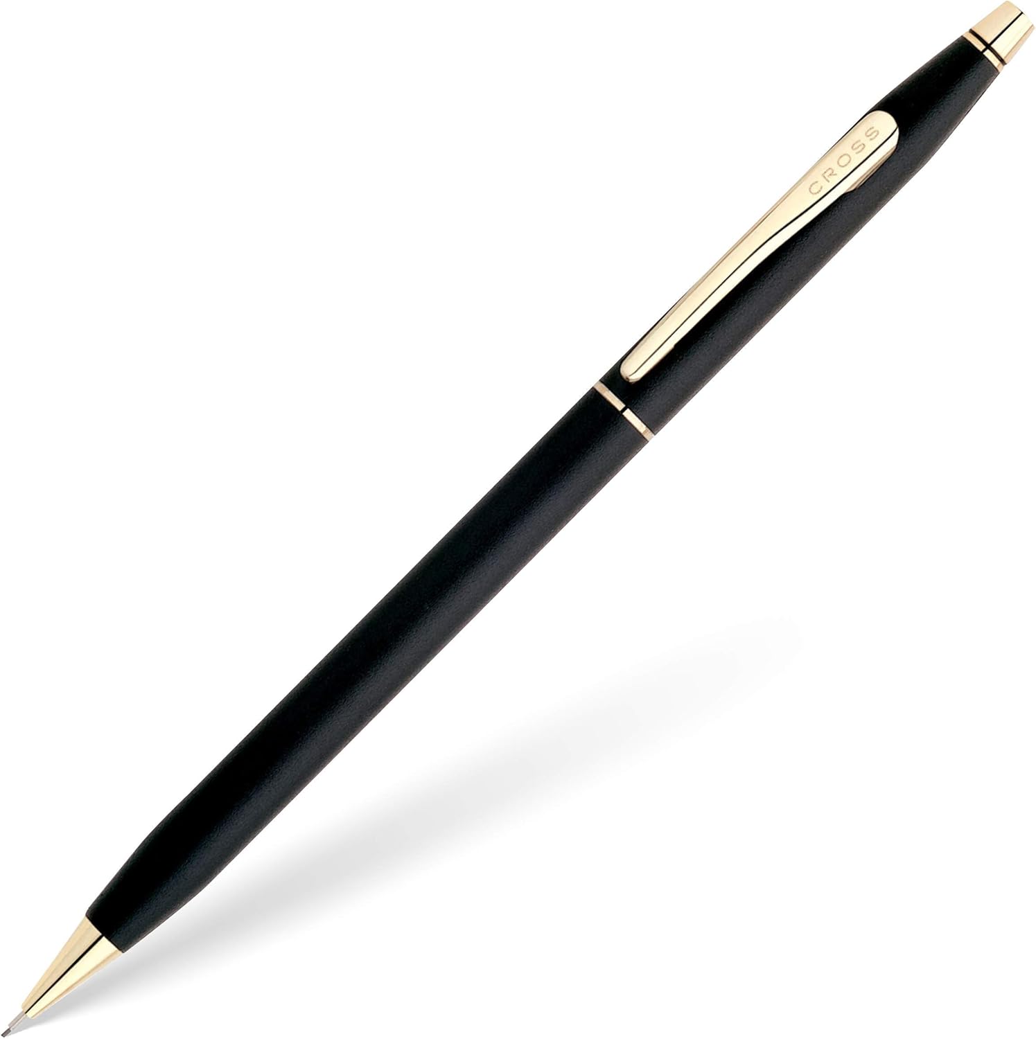 Cross Classic Century Black Lacquer Selectip Rollerball Pen with Chrome Appointments Pack of 2