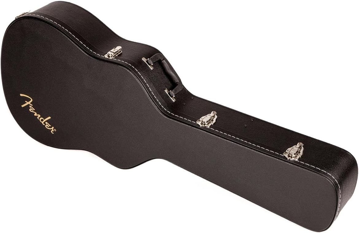 Fender Flat-Top Acoustic Guitar Case, Dreadnought, Black