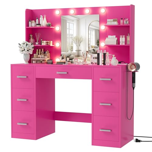 Furmax Vanity Desk with Mirror