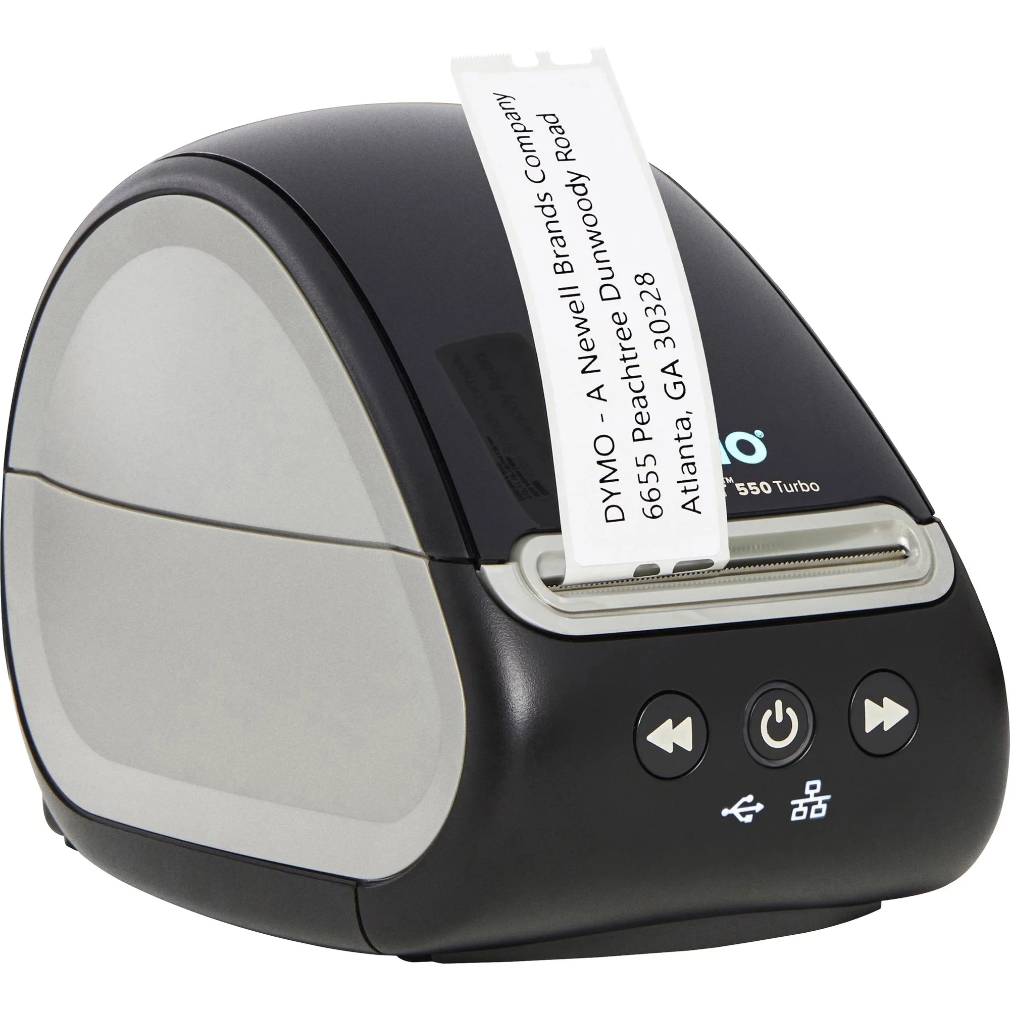 Dymo Labelwriter 550 Direct Thermal Printer - Monochrome - Label Print - Ethernet - Usb - Yes - Black - 2.20" Print Width - 1.5 Lps Mono - 300 Dpi