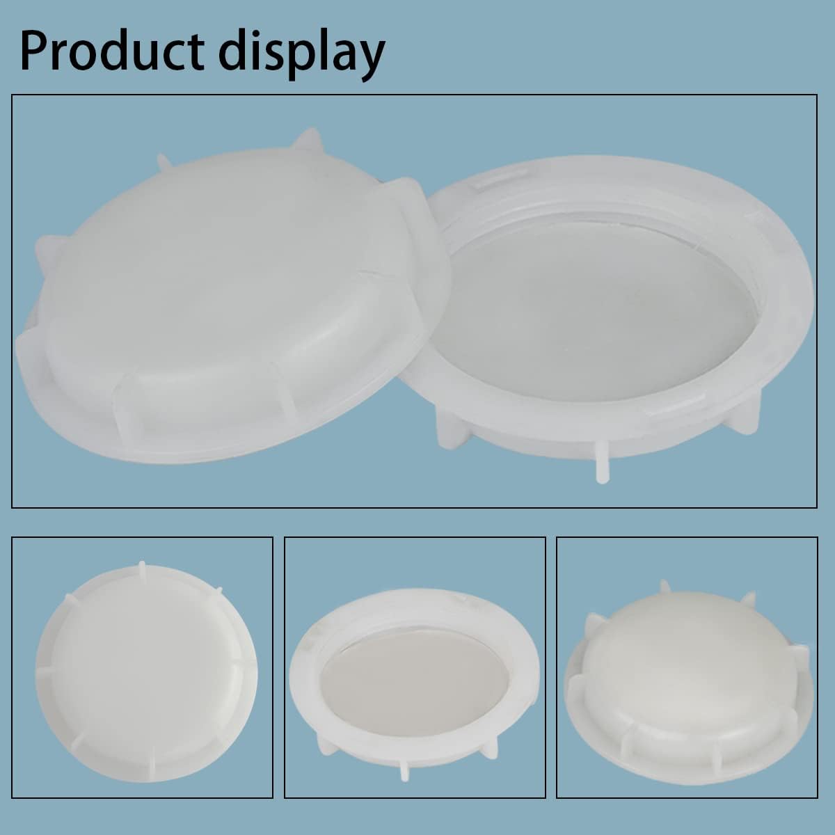 2inch IBC Tote Valve Dust Cap Water Tote Cover Lid Cap Fine Female Thread 58mm ID 5Pieces
