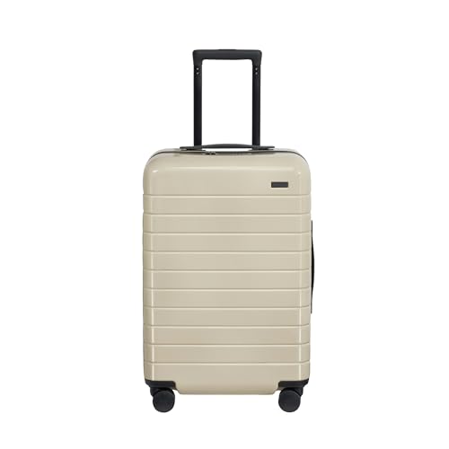 Away Bigger Carry-On Luggage, Lightweight Hardside Large Suitcase with Spinner Wheels, TSA Lock, Airline Approved, Navy Blue