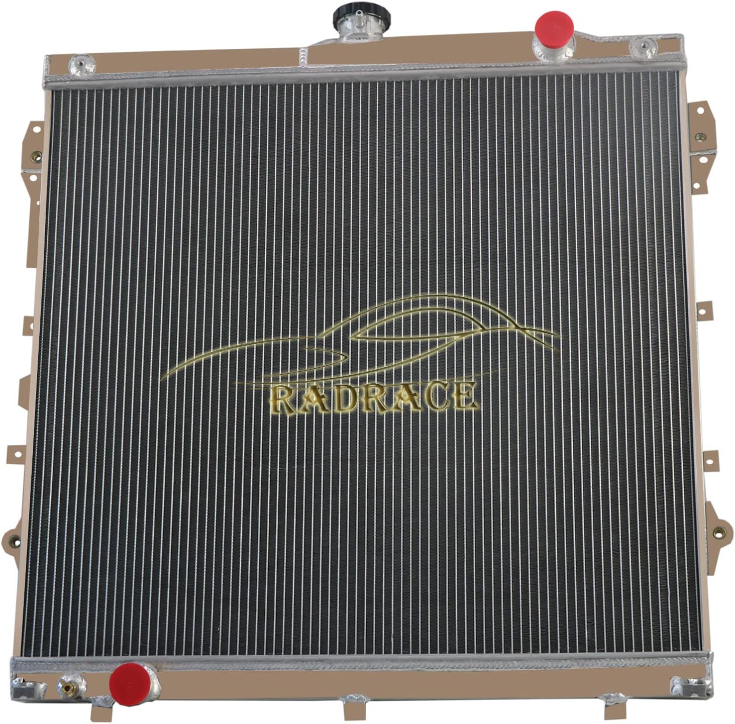 RadRace 3 Row Aluminum Radiator for 2007-2014 Toyota Tundra Sequoia 4.6L 5.7L V8 2008 2009 2010 2011 2012 2013 Radiators
