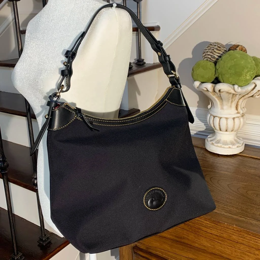 Dooney u0026 Bourke Nylon Large Erica Shoulder Bag, Black