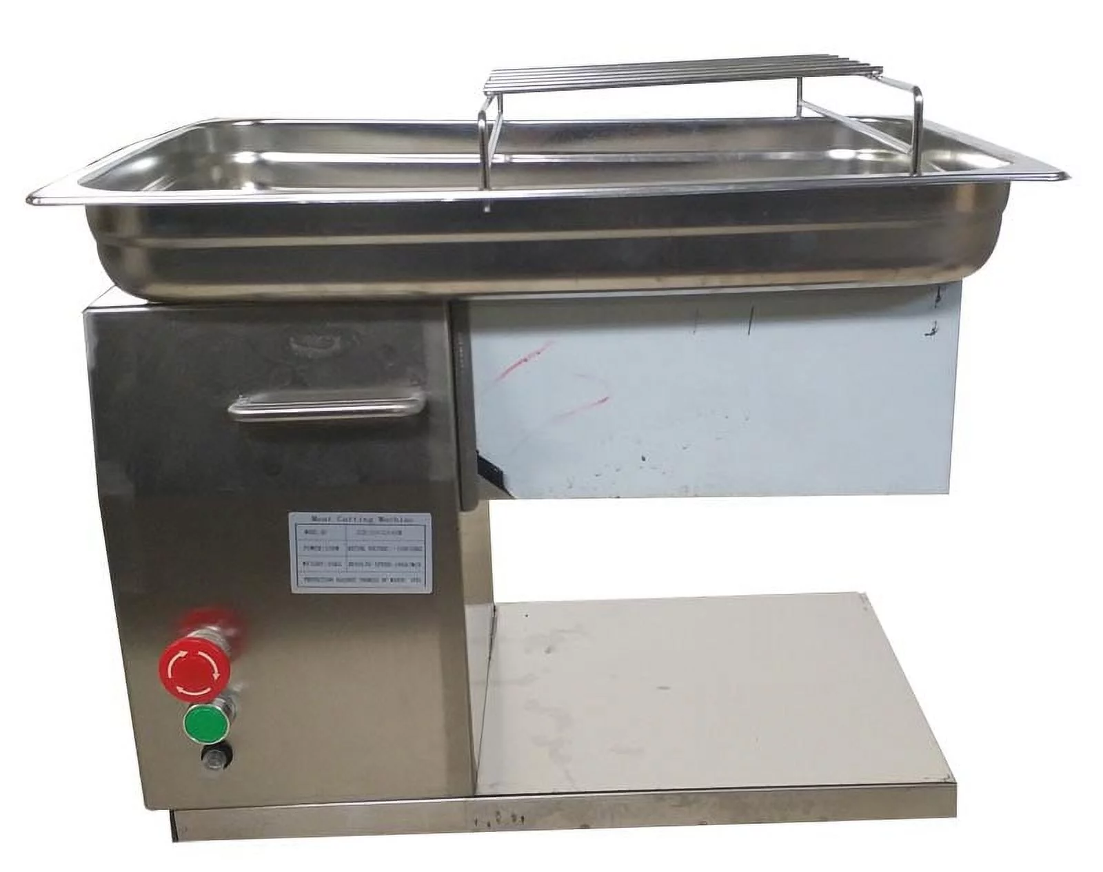 TECHTONGDA Commercial Electric Meat Cutting Machine Slicer Cutter Steak Beef Pork Cuts QH 3mm Blade
