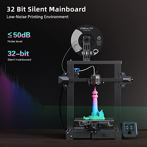 Official Creality Ender 3 V2 Neo 3D Printer with CR Touch Auto Leveling PC Spring Steel Platform Full-Metal Extruder 95% Pre-Installed 3D Printers
