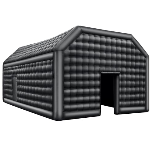 VEVOR Inflatable Nightclub, 26.2 x 19.7 x 13.1 Ft, Blow up Party Tent with Disco Lights & 1100W Blower, Large Inflatable Night Club Tent for Adults