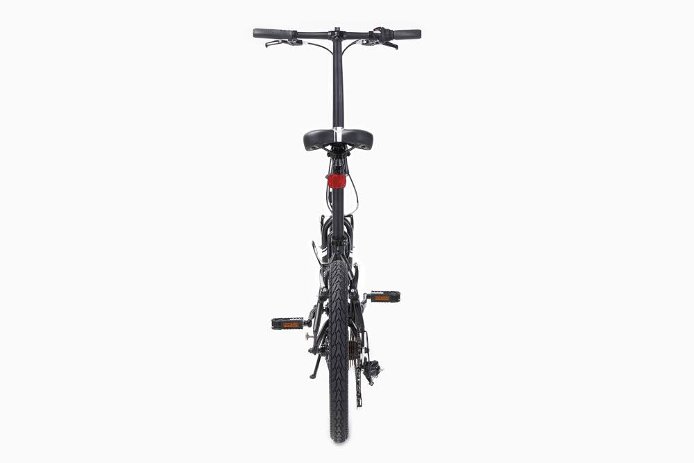 Zizzo Campo 7-Speed Aluminum 20x22 Folding Bike - White
