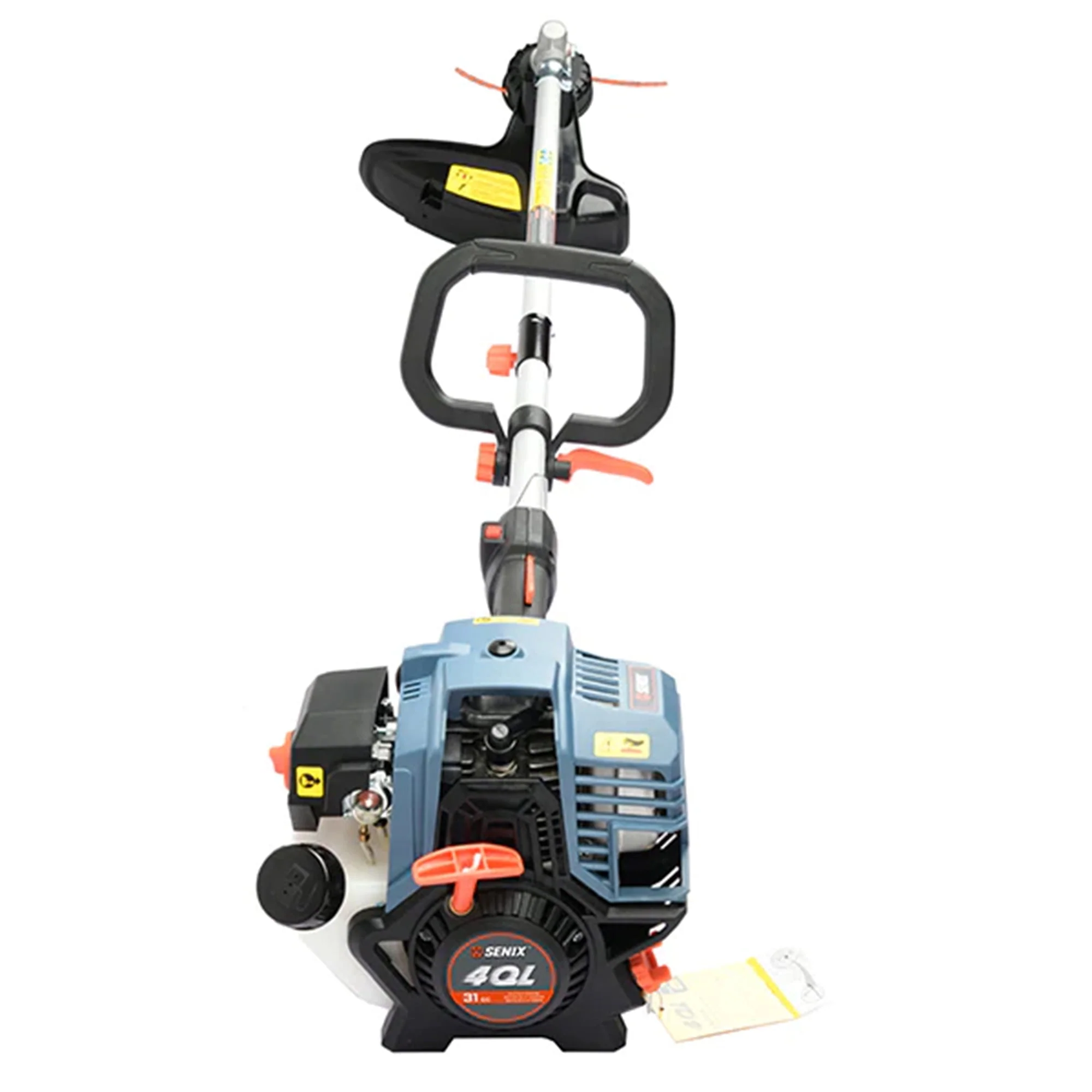 SENIX 17.7-Inch 31 cc 4-Cycle Gas Powered String Trimmer, Straight Shaft, Dual .095 Line and Bump Feed, GTS4QL-M2