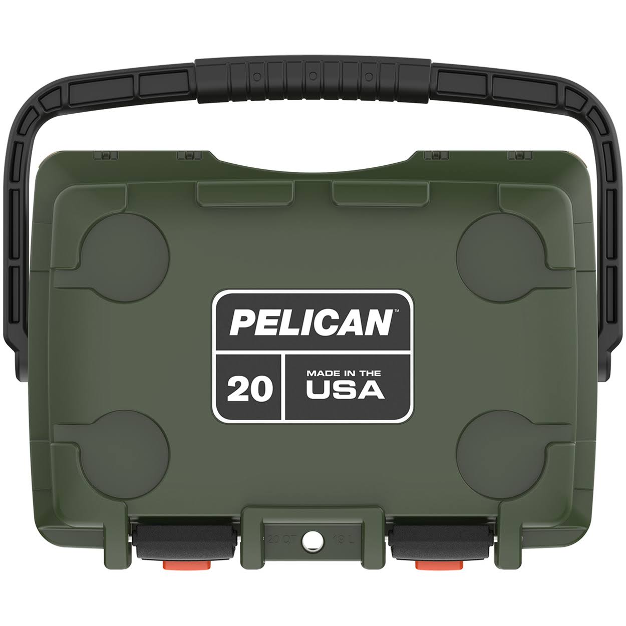 Pelican 20qt Elite Cooler - Green - Tan