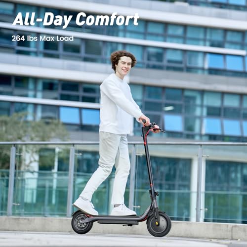 Electric Scooter, 500W/350W Powerful Motor, 22/18 MPH Top Speed, 23/21 Miles Long Range, 10"/8.5" Pneumatic Tires, Smart App