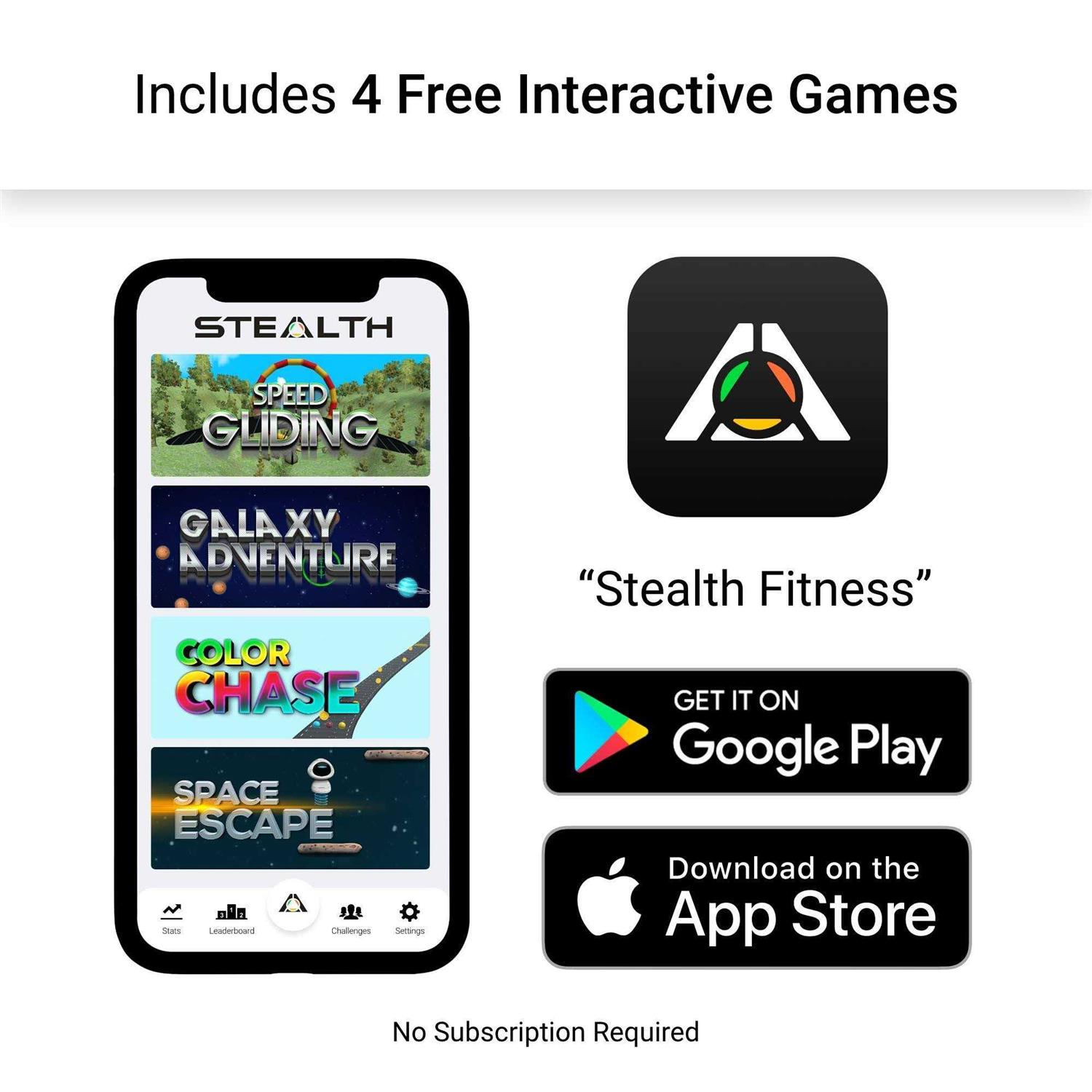 Stealth Fitness Stealth Abs + Plank Core Trainer Get Strong Sexy Abs and Lean Core Playing Games On Your Phone - Sports Supplies Online Store