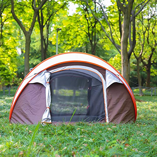 EchoSmile Camping Instant Pop Up Tent, 2/4/6/8/10 Person, Water Resistant Dome, Easy Setup for Camping Hiking and Outdoor, Portable with Carry Bag