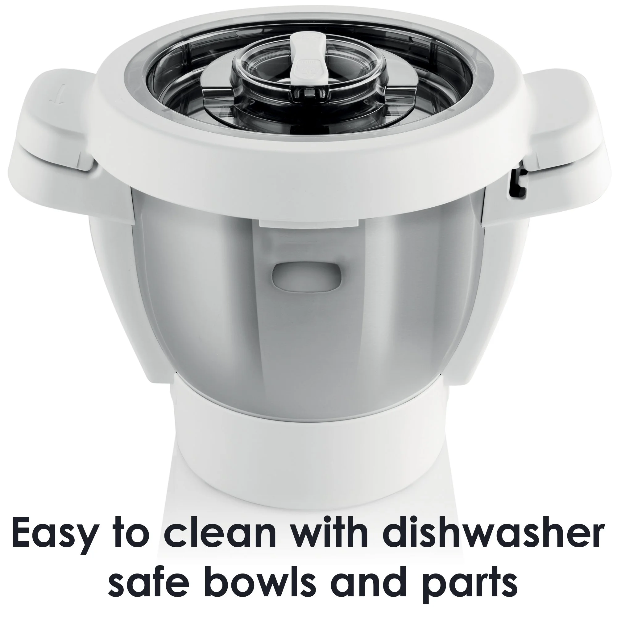 All-Clad HP503152 Prep&Cook Cooking Food Processor, 4.7-Quart, White