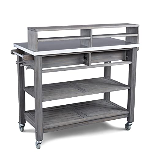 Homestyles Maho Golden Teak Potting Bench