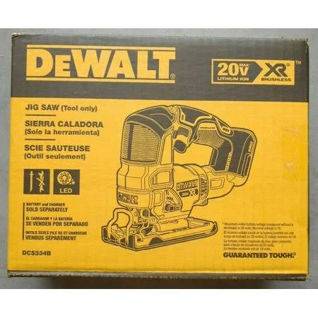 DeWalt DCS334B 20V Max XR Cordless Brushless Jig Saw Tool Only - New !!!!!!!!!!!