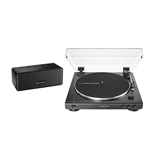 Audio-Technica AT-LP60XBT-RD Fully Automatic Belt-Drive Stereo Turntable, Red/Black, Bluetooth, Hi-Fi, 2 Speed