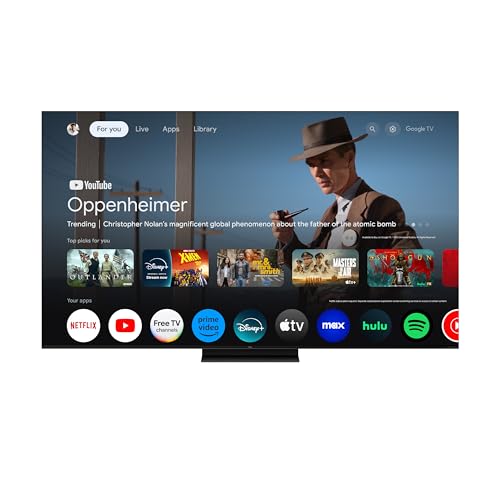 TCL 55-Inch Class QM7K Series QD-Mini LED 4K UHD Google Smart TV Best Premium Mini-LED TV - QLED, 144hz, 240hz Gaming Rate, Anti-Reflective Screen