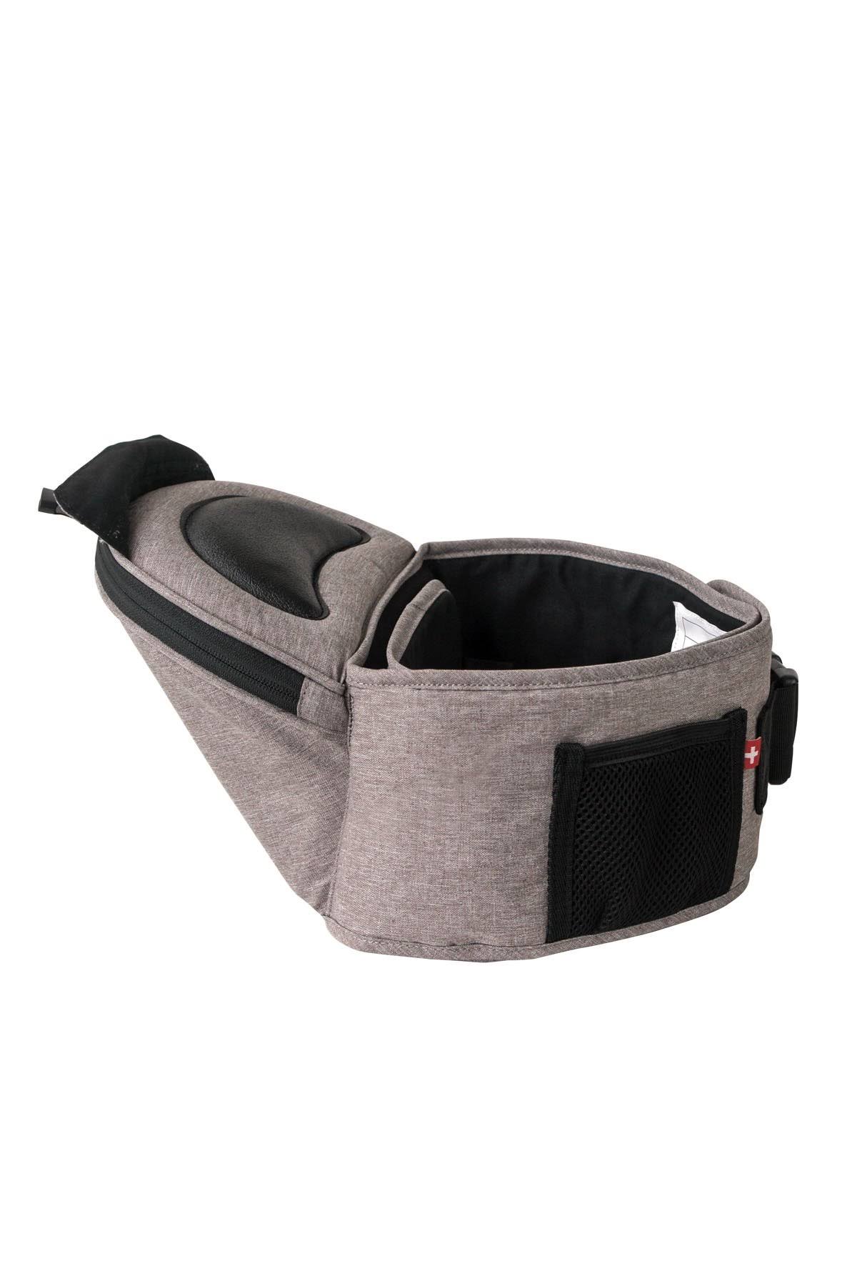 Miamily Hipster Plus 3D Baby Carrier Organic Cotton Grey
