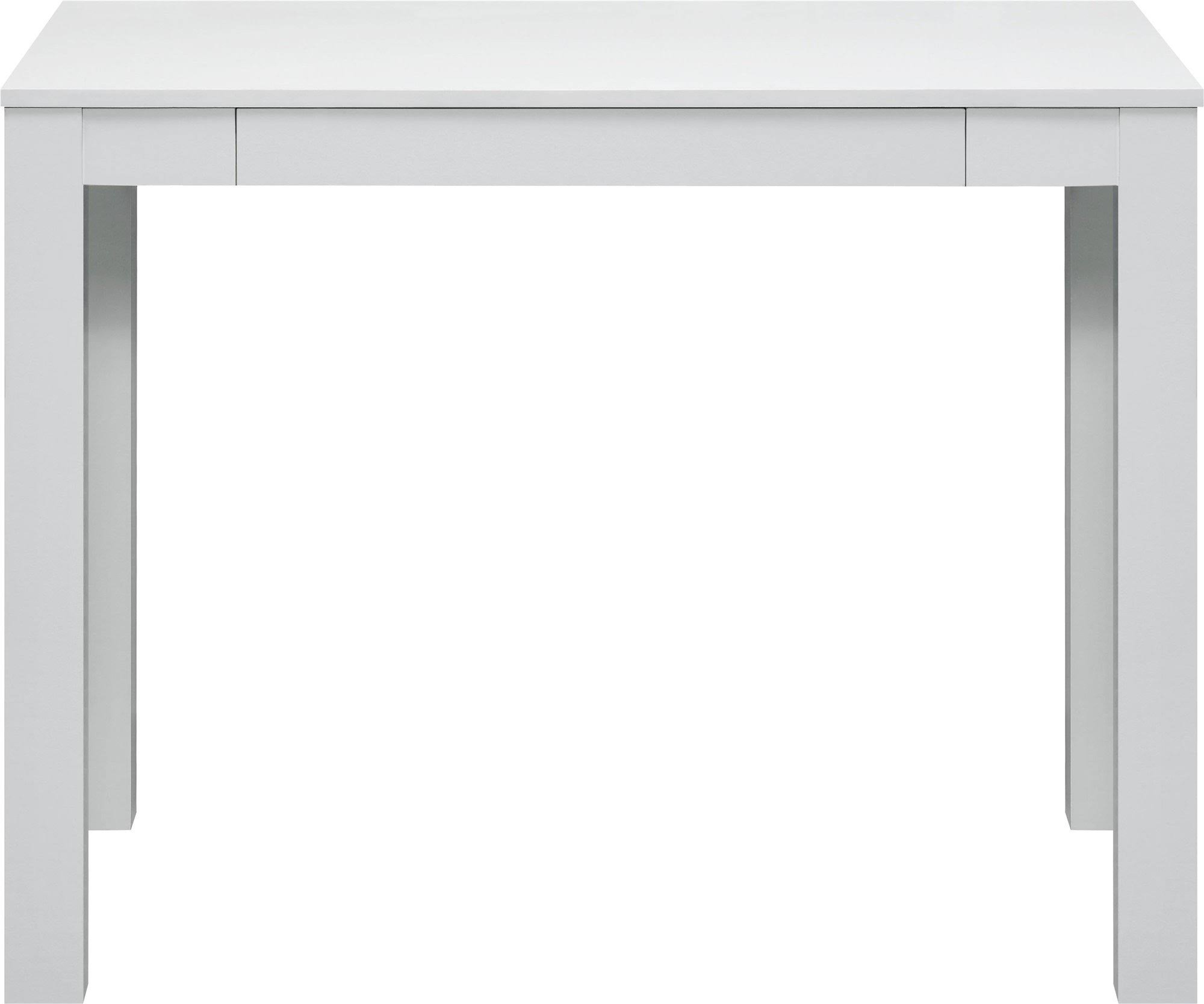Ameriwood Home Parsons Desk with Drawer White