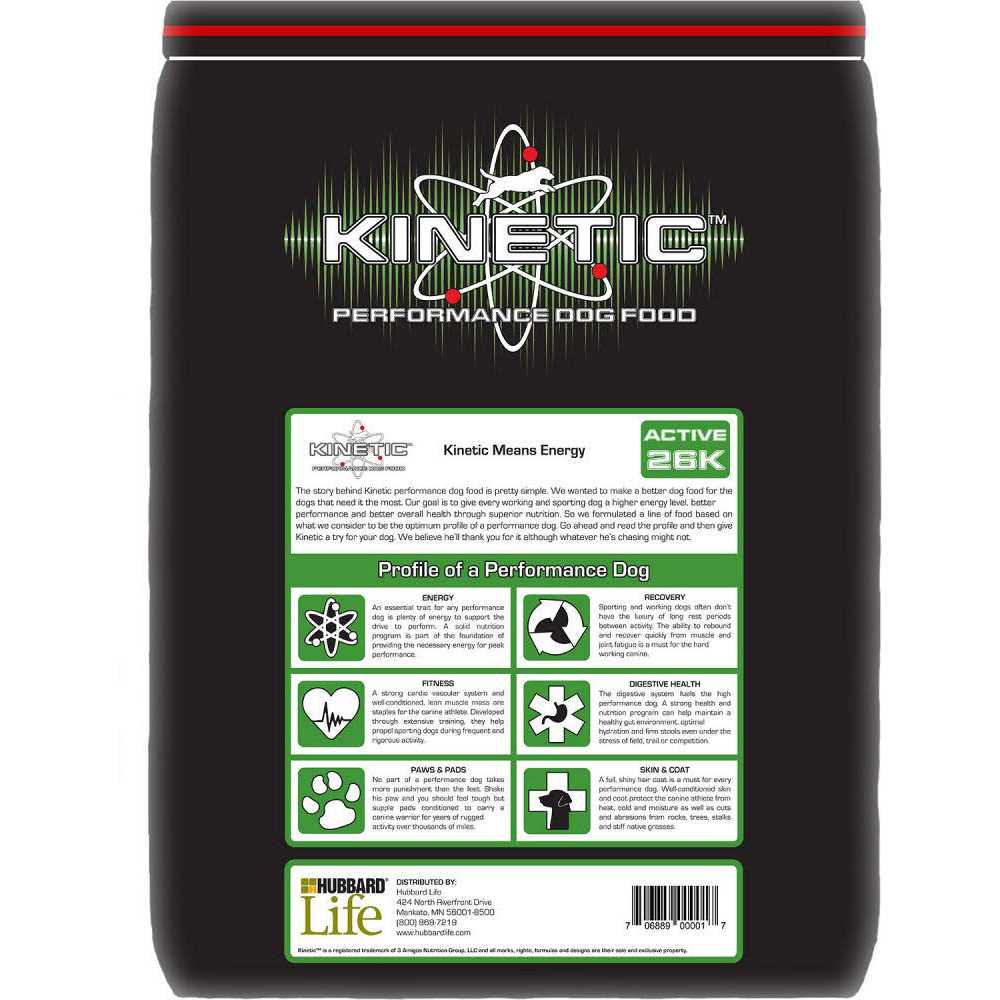 Kinetic Performance Active 26K Formula Dry Dog Food
