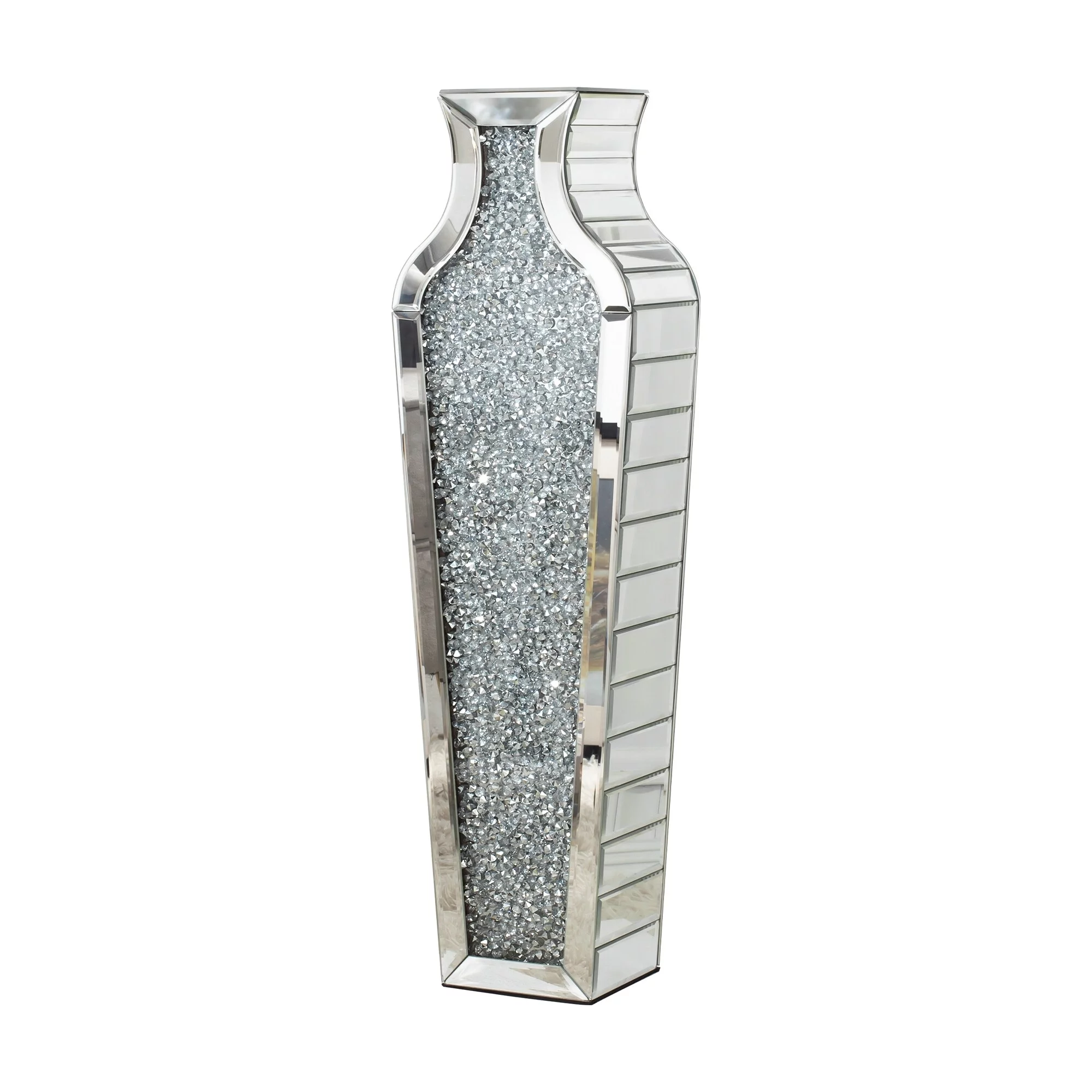 SHYFOY Tall Crushed Diamond Floor Vase