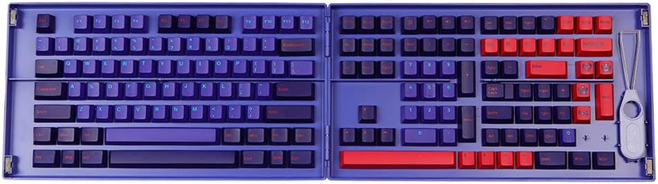 EPOMAKER AKKO LA 158 Keys ASA Profile Double-Shot PBT Full Keycaps Set, with Custom Storage Box for Mechanical Keyboard (LA ASA Keycaps)
