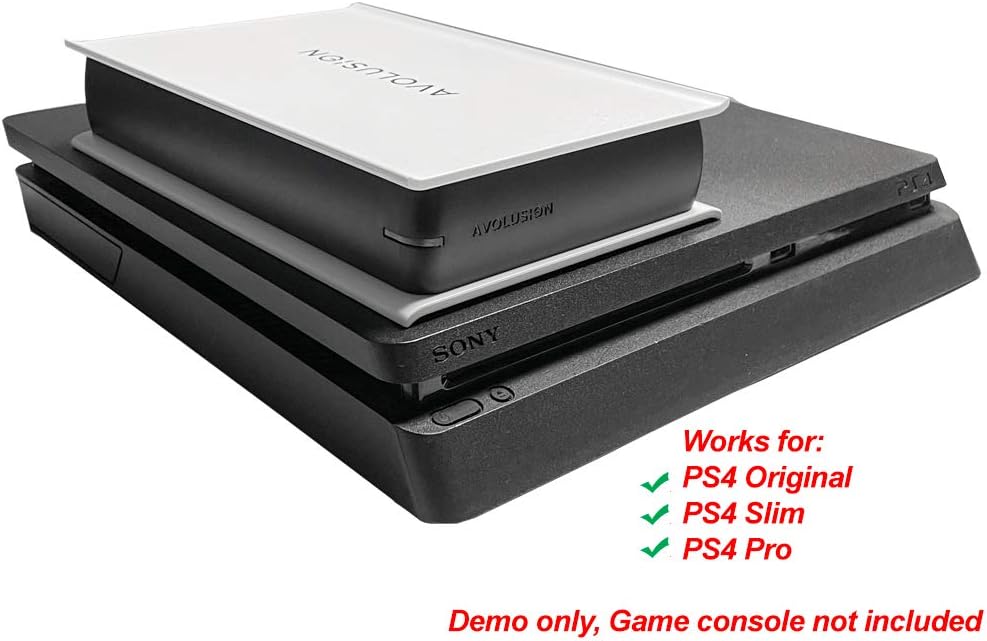 Avolusion PRO-5X Series 8TB USB 3.0 External Gaming Hard Drive for PS4 Original, Slim & Pro (White)