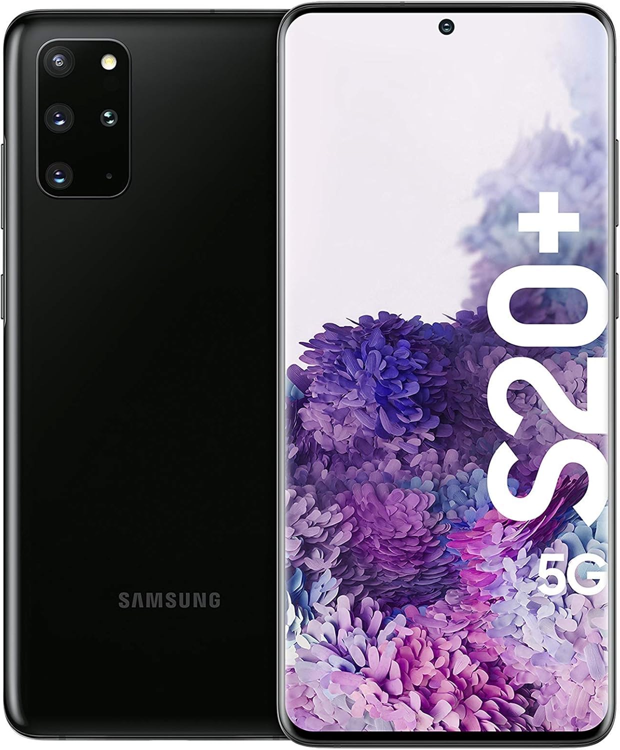 Samsung Galaxy S20+ SM-G986B/DS, Dual SIM 5G, International Version (No US Warranty), 128GB, Cosmic Black - GSM Unlocked