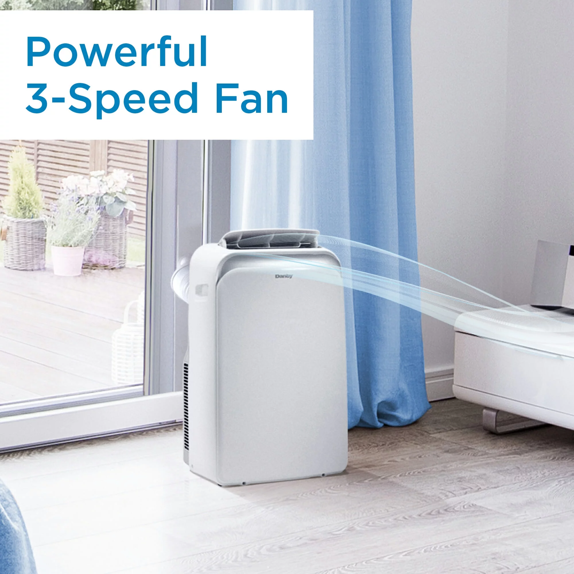 Danby DPA060B1WDB 6000 BTU (10,000 ASHRAE) 3-in-1 Portable Air Conditioner