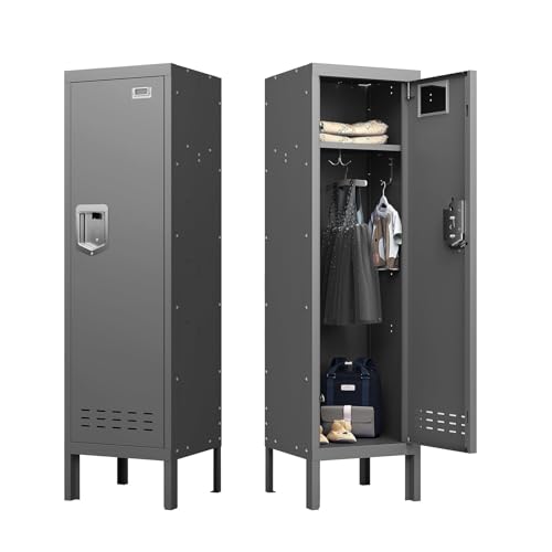 Metal Locker with 5 Doors,Lockers for Employees,66'' Steel Storage Locker for School,Gym, Office, Office,Garage